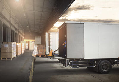Open back door of truck